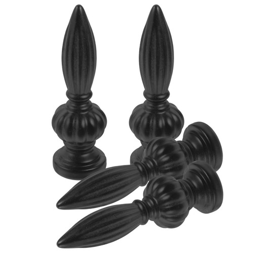 Black metal tapped lamp - black,