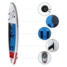 Professional Inflatable Paddle Board Windsurf Board For Water Sport With 2* Fins