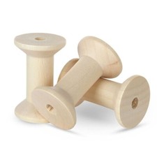 20PCS Wooden Bobbins Thread