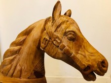 19th Century Spanish Wooden Carousel Galloper Or Fair Ground Horse