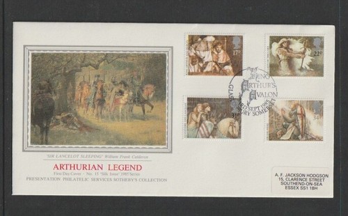 1985 sg1294 silk fdc - gb,
