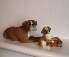 Sherratt & Simpson Boxer Puppy & Dogs Galore Boxer Figurines 
