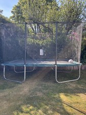 Domyos Rectangular Trampoline with safety net 520