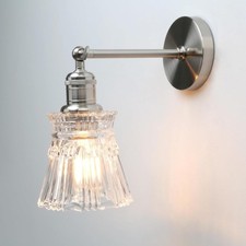 Vintage Glass Wall Sconce Art