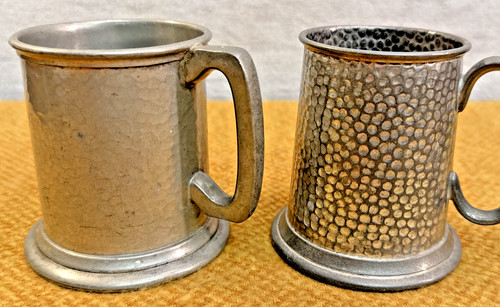 Pair vintage english pewter - vintage,