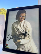 Carrie Fisher Signed Autograph