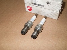 Ducati NGK MAR10A-J spark plugs x 2 848, 1098, 1198, Streetfighter OEM 67040381A
