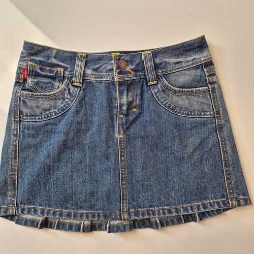 Levi denim mini skirt with - mini,
