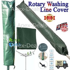 Waterproof Heavy Duty Rotary Washing Line Cover Clothes Airer Garden Parasol New