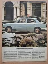 Triumph 1300 Original UK Press Advert 1970