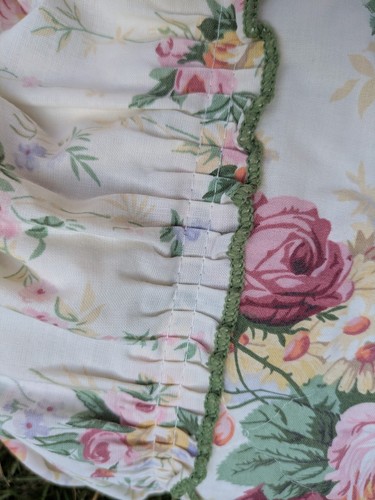Vintage curtains floral - vintage,