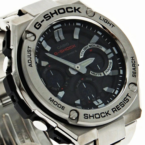 Casio shock steel gst - g,