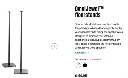 Bose omnijewel floor stands - omnijewel,