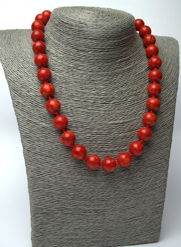 Handmade red coral necklace - handmade,