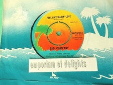 BAD COMPANY - Feel Like Makin' Love 7 inch vinyl VG+