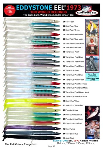 Sandeel fishing lures 190mm - lures,