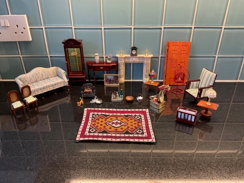 Job lot dolls house furniture - lot,