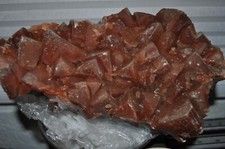 Calcite Red Crystals matrix