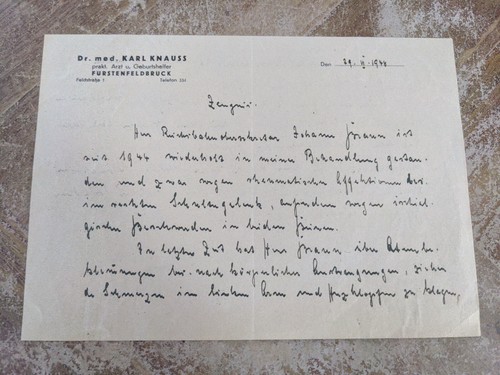 Original german document 1948 - german,