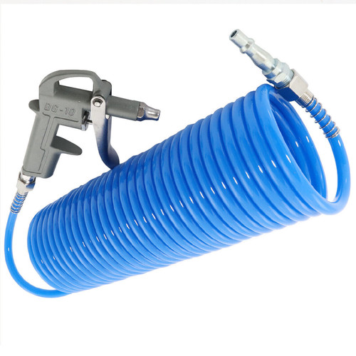 Air hose and blow - gun, flexible