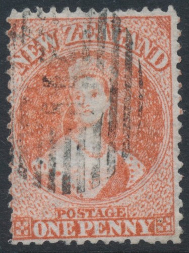 New zealand 1862 red - new, qv