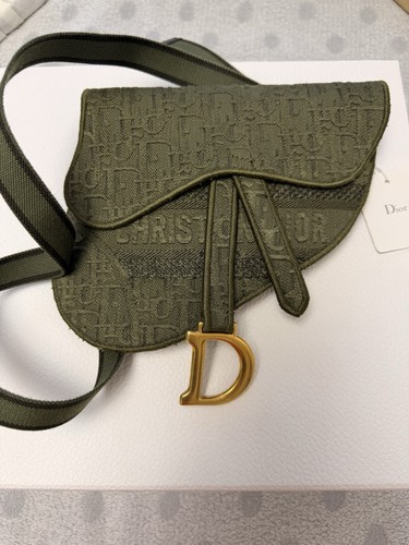 Dior saddle belt - bag, green