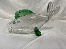 Blenko Clear Crackle Glass