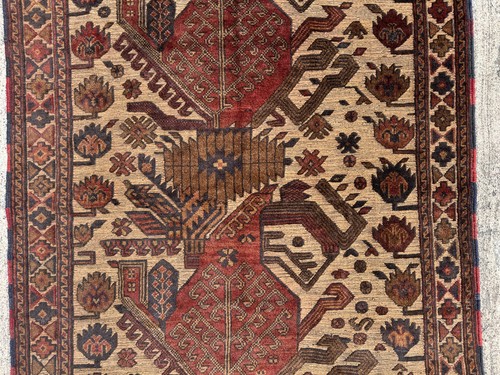 4x6 antique rug handmade kilim - antique,