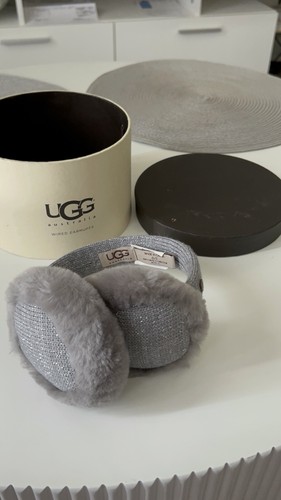 Ugg australia gray fur - gray, knit