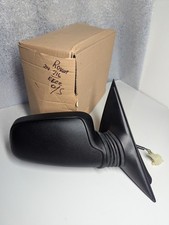 Rover 200/400 Right Side Electric Adjust Wing Mirror (Matt Black) BU12