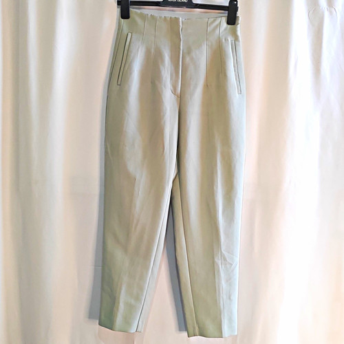 Zara green pleated - zara, front