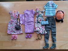 1990s/2000s Barbie Clothing Shoes and Accessories Cat face bag/necklace Lot 14