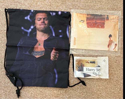 Harry styles merch drawstring - harry,