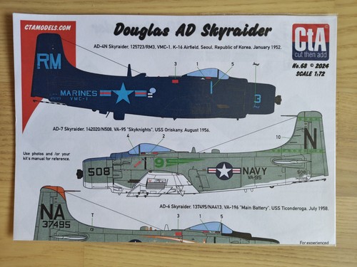 Douglas skyraider 72 - douglas, 1/72