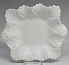 Shelley Dainty White large square bonbon sweet dish 1925 fine bone china 8"