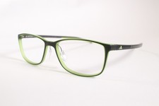 Adidas Eyeglasses a693 Mens Black/Green 10 Full Rim Plastic Glasses Frames 53 mm