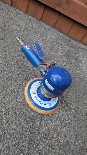 Blue point dual action air - blue, 6"