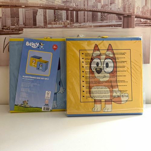 Bluey foldable fabric - fabric, storage