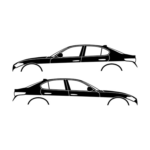 Set car decal - car, stickers