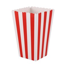 12 Cinema  Treat Party Small Candy Favour Popcorn Bags Boxes,red L6P6