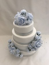 Rose flowers cake topper