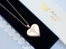 ROSE GOLD LADIES HEART