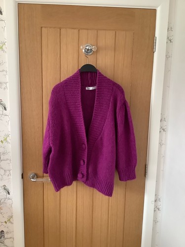 Bnwt zara purple knit - knit, cardigan