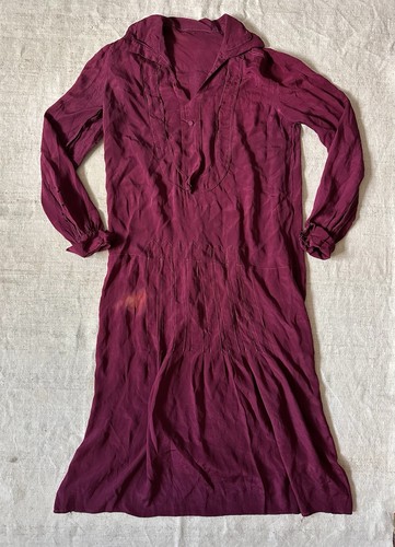 1920s antique pink burgundy - antique,