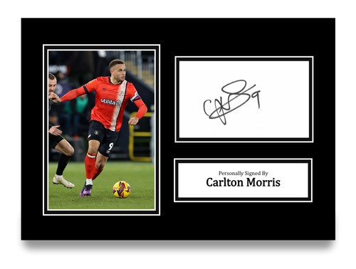 Carlton morris hand signed - carlton,