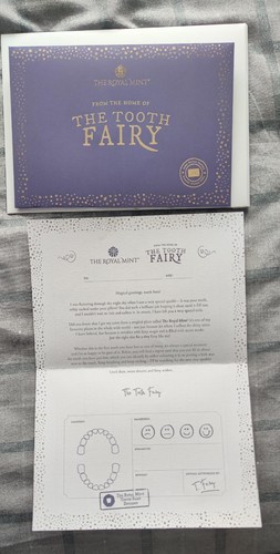 Royal mint tooth fairy - mint, letter