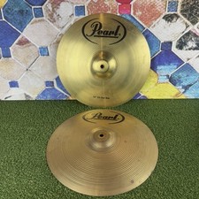 Pearl 14” Hi-Hats - Top & Bottom Hi-Hat Cymbals Pair