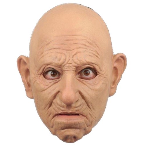 Bald old man - bald, head