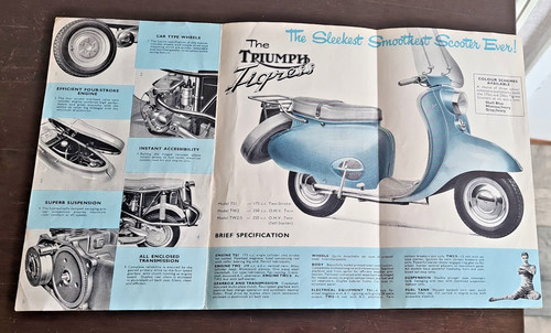 Vintage triumph tigress - vintage,