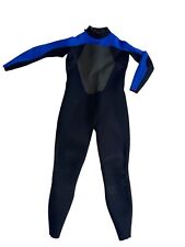 Mens Black Blue 4/3mm Tribord Plus Size 2xl Xxl Full Suit Winter Wetsuit Neopren